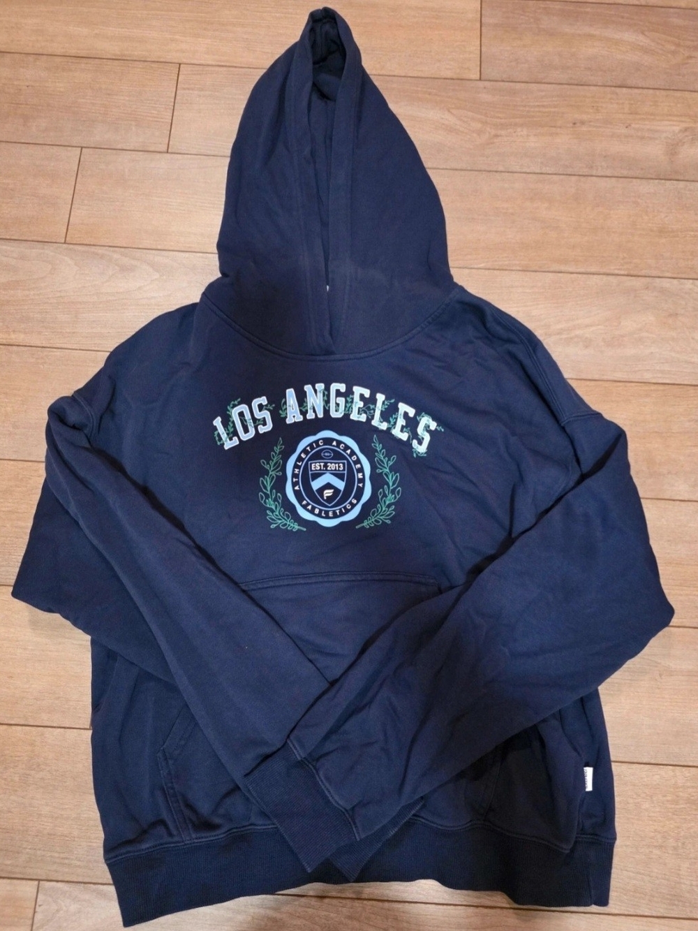 Fabletics Navy Los Angeles Graphic Hoodie